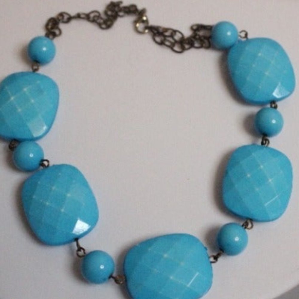 Blue necklace